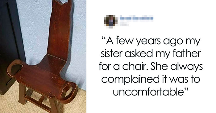 Dad Buys An Antique Chair For His Daughter, 2 Years Later Her Boyfriend Tells Her It’s Actually A Birthing Chair