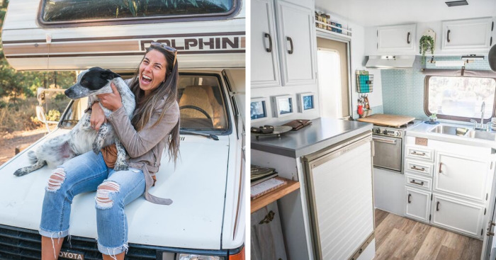 While Everyone Has Sprinter Fever, She Is Out There Making The Best Of A Vintage Van