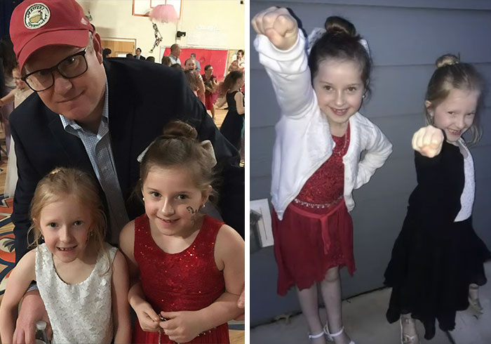 This Dad Flew At The Very Back Of The Plane, Everybody Sat Still And Let Him Leave First So He Wouldn’t Miss His Father-Daughter Dance