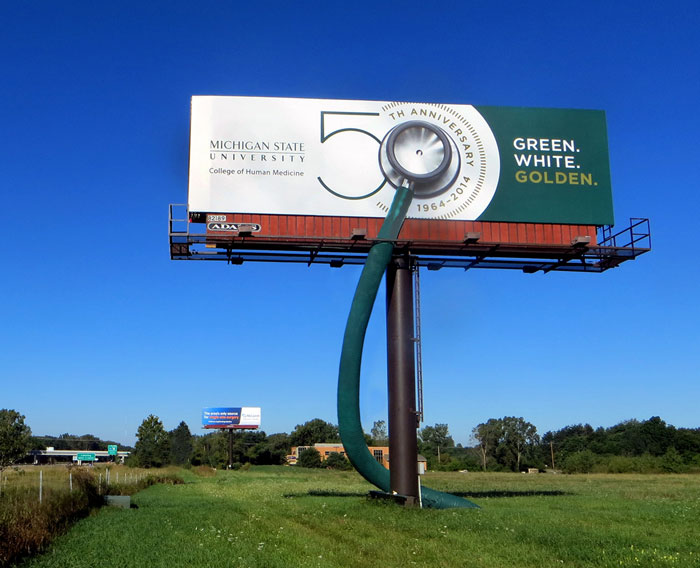 Ad For Michigan State University 50th Anniversary