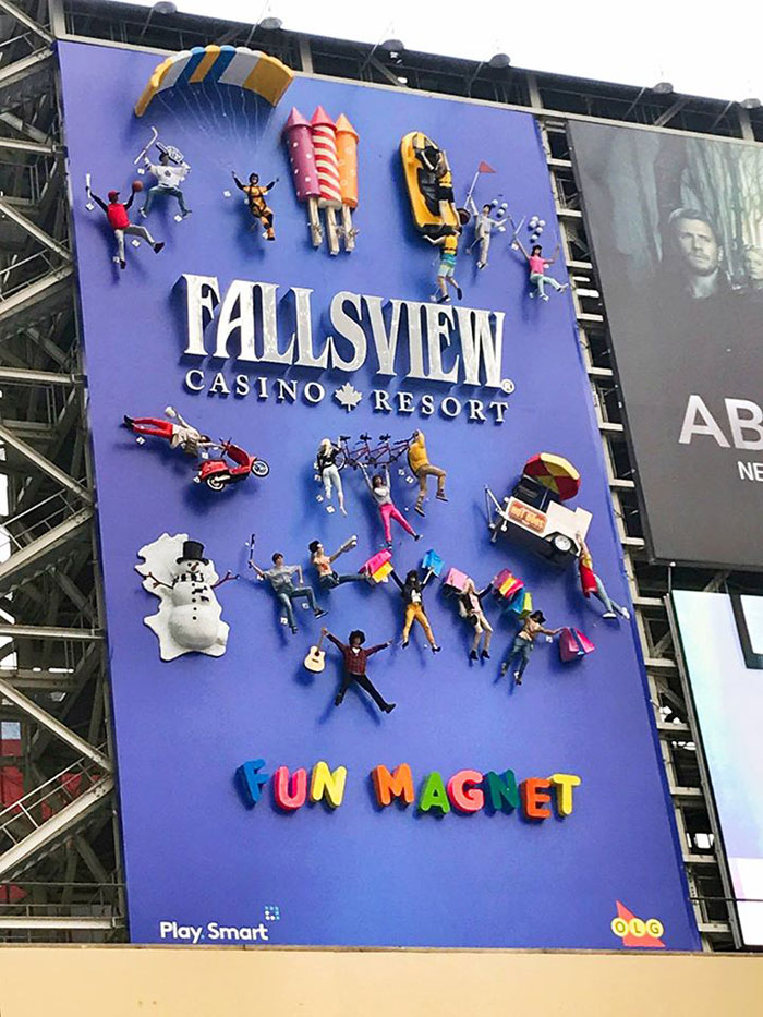 Fun Magnet Billboard At Yonge & Dundas In Toronto