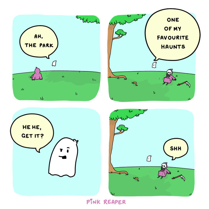 Wholesome Webcomic About The Grim Reaper’s Brighter Side (15 Pics) Wholesome Webcomic About The Grim Reaper’s Brighter Side (15 Pics)