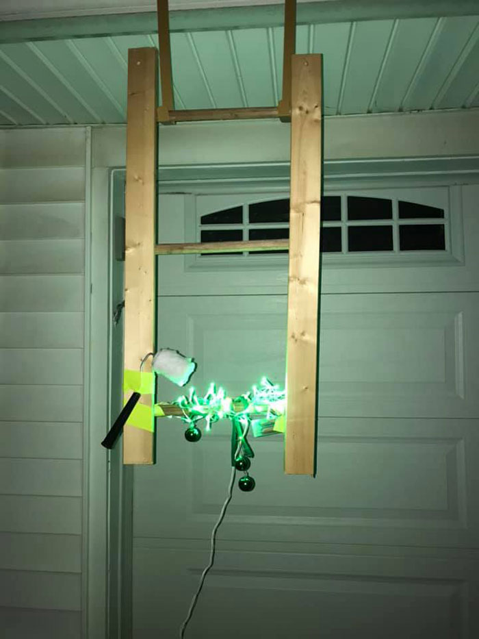 Man Puts Up 'Home Alone' Inspired Traps As Christmas Decorations