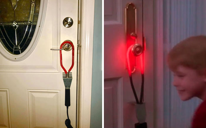 Man Puts Up ‘Home Alone’ Inspired Traps As Christmas Decorations