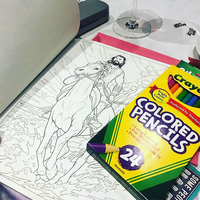 A 'Jason Momoa Coloring Book' Exists And It Is Supposed To Ease Your Stress A 'Jason Momoa Coloring Book' Exists And It Is Supposed To Ease Your Stress
