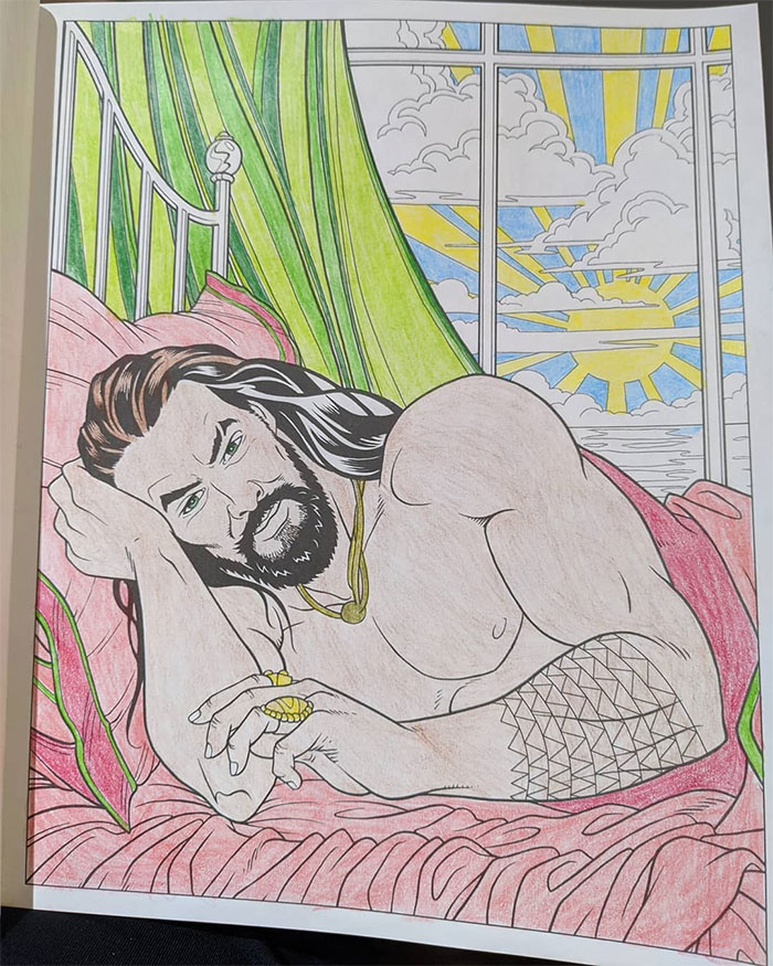 A 'Jason Momoa Coloring Book' Exists And It Is Supposed To Ease Your Stress A 'Jason Momoa Coloring Book' Exists And It Is Supposed To Ease Your Stress