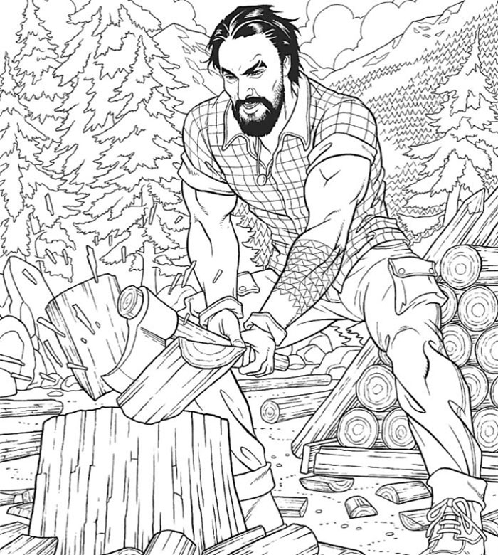 A 'Jason Momoa Coloring Book' Exists And It Is Supposed To Ease Your Stress A 'Jason Momoa Coloring Book' Exists And It Is Supposed To Ease Your Stress