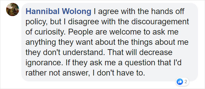 "Comment on respecting curiosity with a face tattoo perspective, emphasizing dialogue to reduce ignorance. "Comment on respecting curiosity with a face tattoo perspective, emphasizing dialogue to reduce ignorance.
