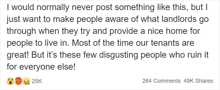 People Wonder Why Rents And Security Deposits Are So High, So This Landlord Shares Some Pics