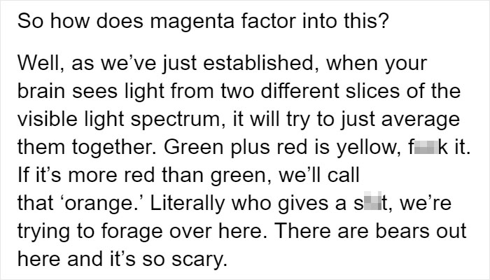 Tumblr Users Freak Out That Magenta Is Not A Real Color And That Impossible Colors Exist