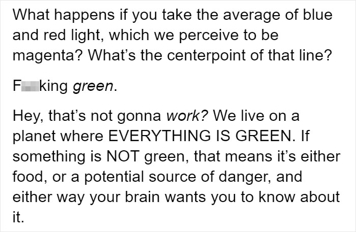 Tumblr Users Freak Out That Magenta Is Not A Real Color And That Impossible Colors Exist