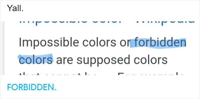 Tumblr Users Freak Out That Magenta Is Not A Real Color And That Impossible Colors Exist Tumblr Users Freak Out That Magenta Is Not A Real Color And That Impossible Colors Exist