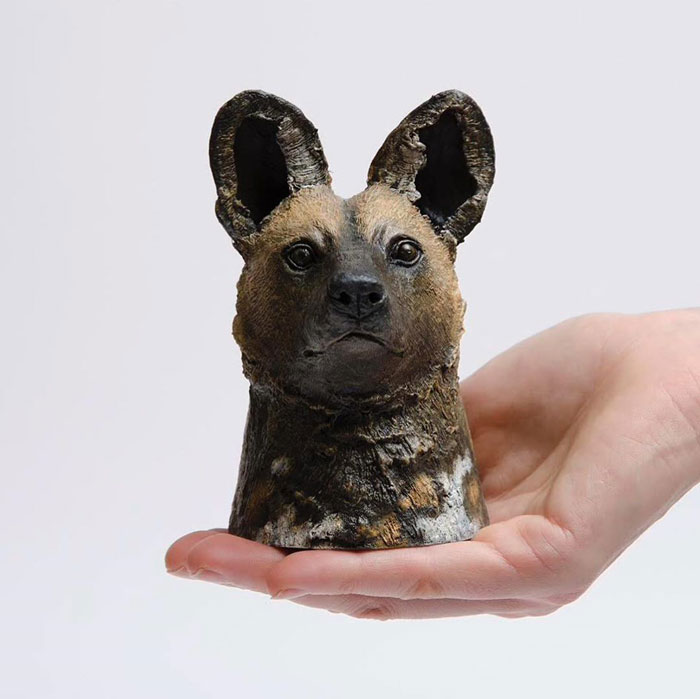 Artist Creates Realistic Animal Masks And Poses With Them In Ordinary Urban Areas