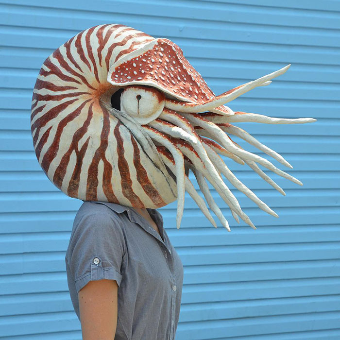 Artist Creates Realistic Animal Masks And Poses With Them In Ordinary Urban Areas Artist Creates Realistic Animal Masks And Poses With Them In Ordinary Urban Areas