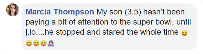 Mom Shares Her 14 Y.O. Son's Face In Response To J.Lo At The Super Bowl, Other Parents Share Their Kids' Reactions Mom Shares Her 14 Y.O. Son's Face In Response To J.Lo At The Super Bowl, Other Parents Share Their Kids' Reactions