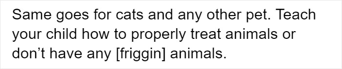 People Tired Of Others Allowing Children To Mistreat Pets Explain How Dumb And Dangerous That Is