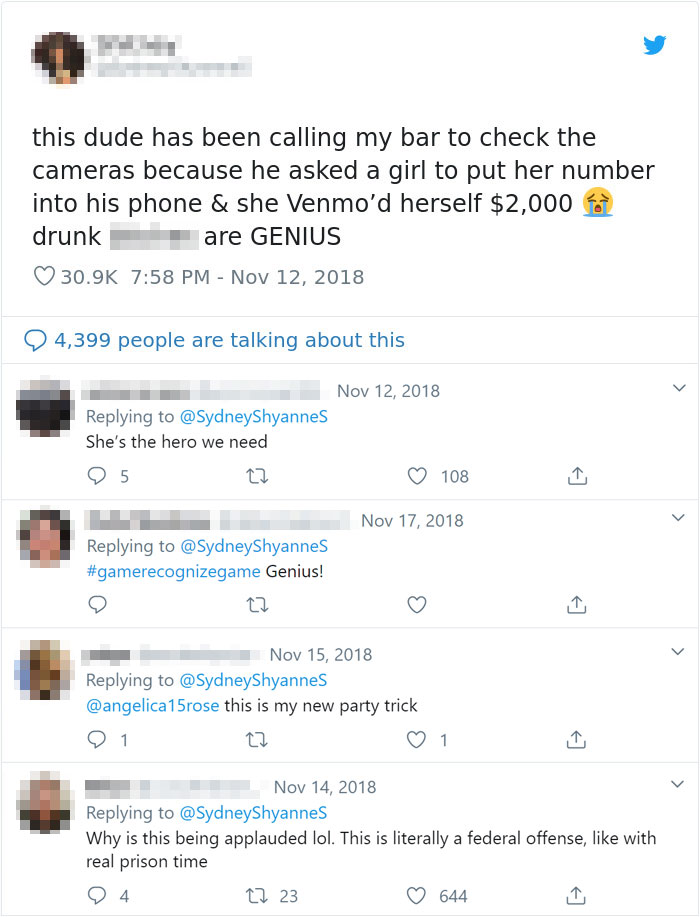 Stealing From A Guy Who Asked You Out