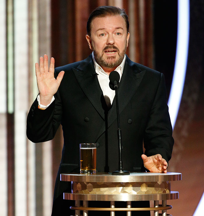 Someone Asks Ricky Gervais For His Opinion On The Oscars, The Comedian Doesn't Hold Back And Roasts Celebs Once Again