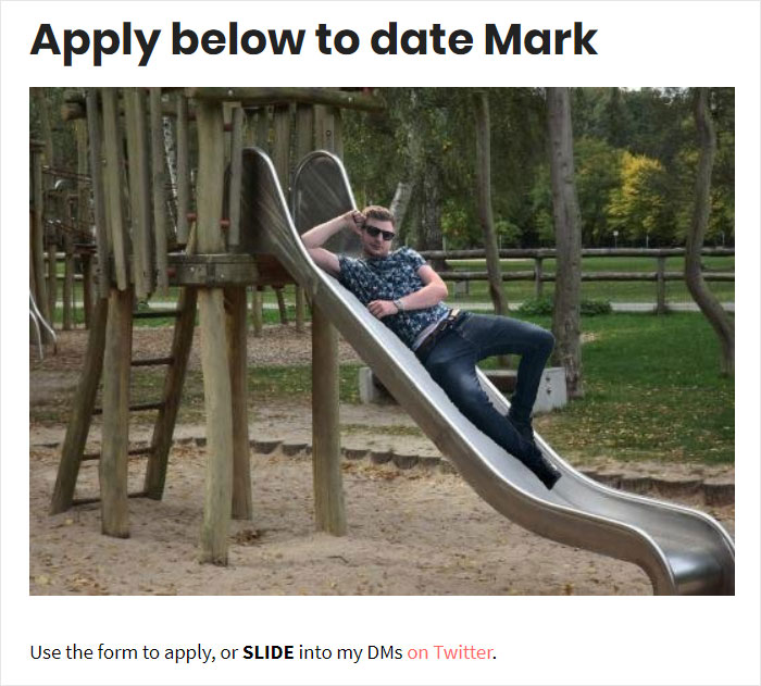 Single 30-Year-Old Man Buys A Billboard Asking Women To Date Him And The Website It Leads To Is Hilarious Single 30-Year-Old Man Buys A Billboard Asking Women To Date Him And The Website It Leads To Is Hilarious