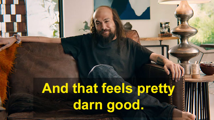 Balding Jason Momoa Takes Off His Muscles In A Freaky Super Bowl Ad Balding Jason Momoa Takes Off His Muscles In A Freaky Super Bowl Ad