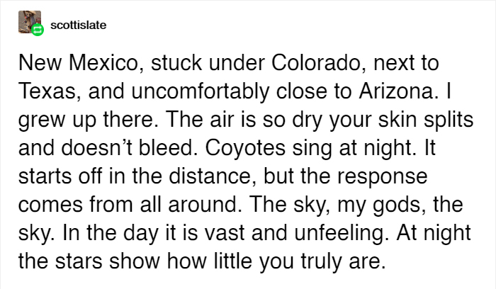 15 People Shared Creepy Stories About Their States 15 People Shared Creepy Stories About Their States