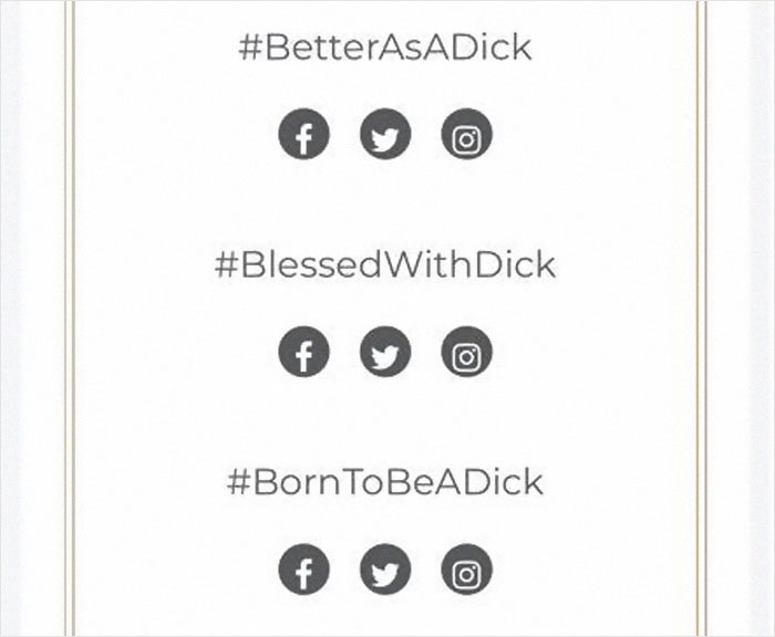 Guy Named Dick Tries Creating A Wedding Hashtag For Him And Fiancee, Gets Ridiculously Inappropriate Results Guy Named Dick Tries Creating A Wedding Hashtag For Him And Fiancee, Gets Ridiculously Inappropriate Results