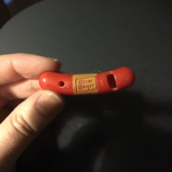For As Long As I Can Remember, My Grandma Kept This Wiener Whistle By Her Phone For When Perverts Called