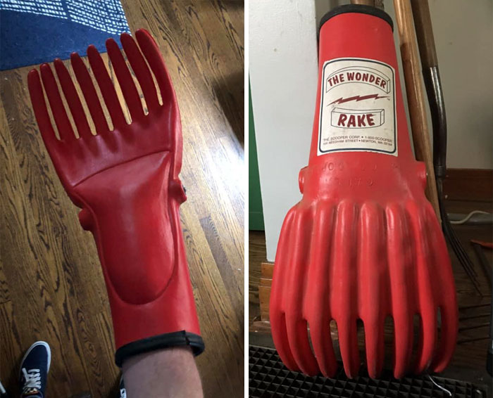 I Don’t Even Have The Words. I Found This Hand Rake (?) At The Salvation Army On Penn In Okc For $1.99, You Bet It Came Home With Me. I’ve Never Seen Anything Like It And It Makes Me Feel Like A Giant Lobster When I Use It