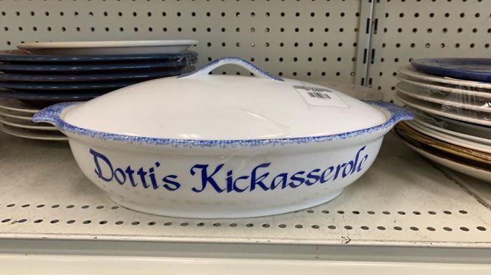 Found This At The Goodwill In Bangor, Me. $6 And Did Not Come Home With Me For Two Reasons: My Name Is Not Dotti And My Casserole Game Is Weak