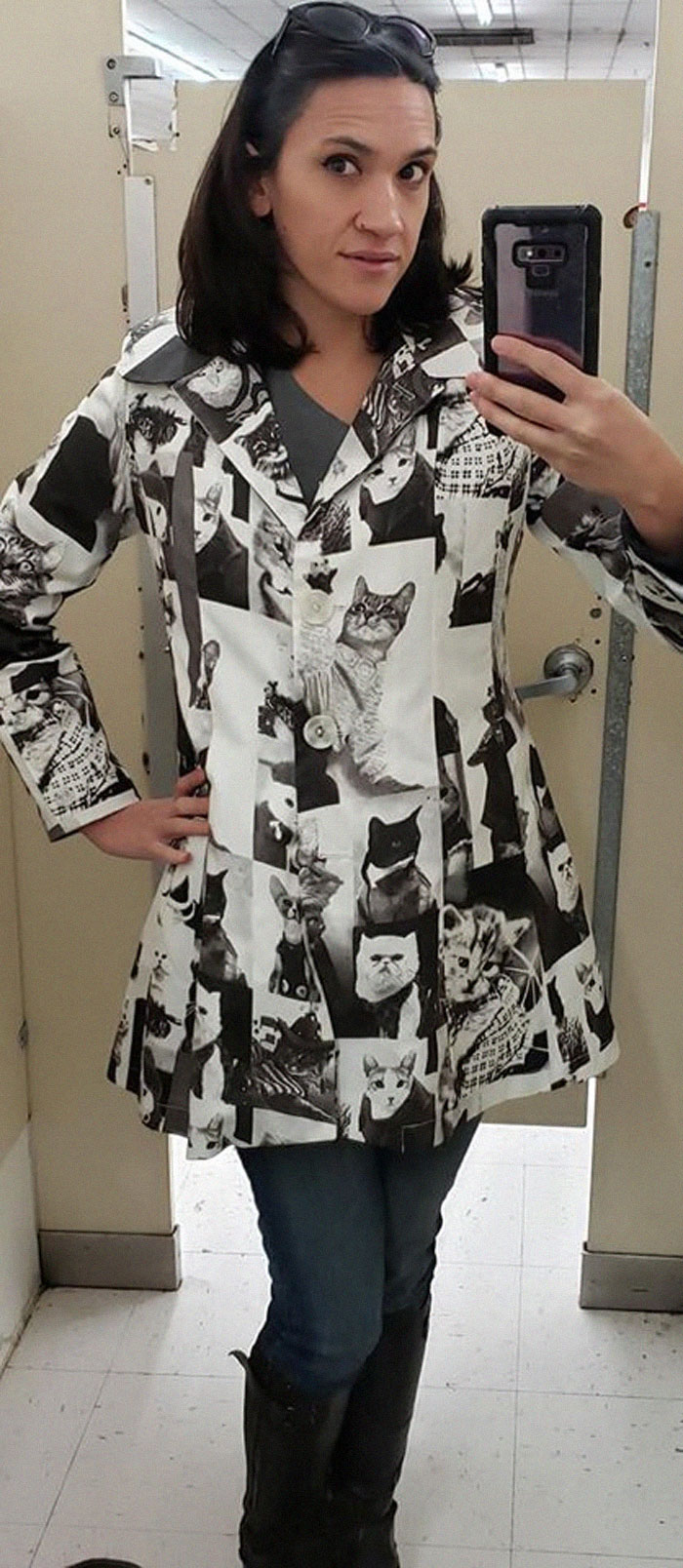 As I Walked Through The Aisles On My Weekly Hunt, I Was Expecting Nothing. I Turned The Corner, & There It Was. I Saw The Eyes Staring Back At Me, As If To Say, "Why Am I Here? " As I Pulled It Off The Rack, & Caressed The Cotton/ Spandex Blend, I Whispered Back, "I Don't Know... But You're Safe Now