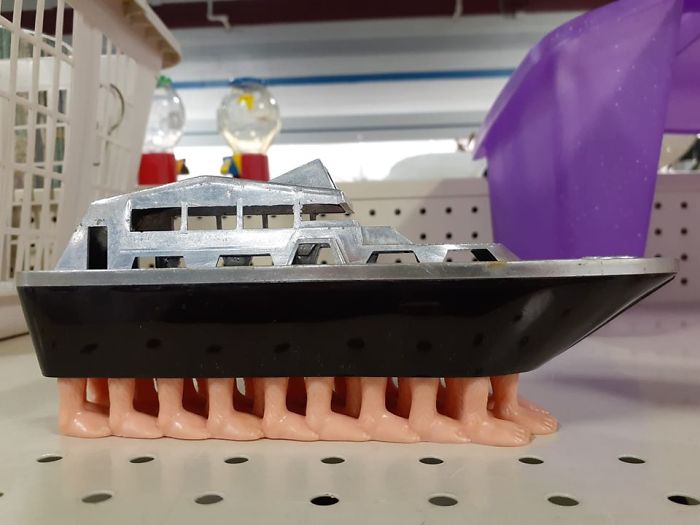 A 36 Foot Boat Anyone? Found At Goodwill. It Did Not Come Home With Me