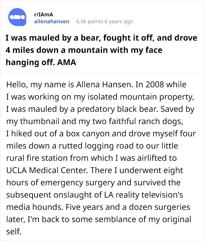 Woman Gets Mangled By Bear, Says The Worst Part Was Getting Her Health Insurance Woman Gets Mangled By Bear, Says The Worst Part Was Getting Her Health Insurance