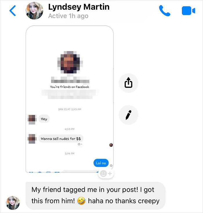 Man Sends This Woman An Unsolicited Pic, She Responds By Saying An App Sent It To The Police Man Sends This Woman An Unsolicited Pic, She Responds By Saying An App Sent It To The Police