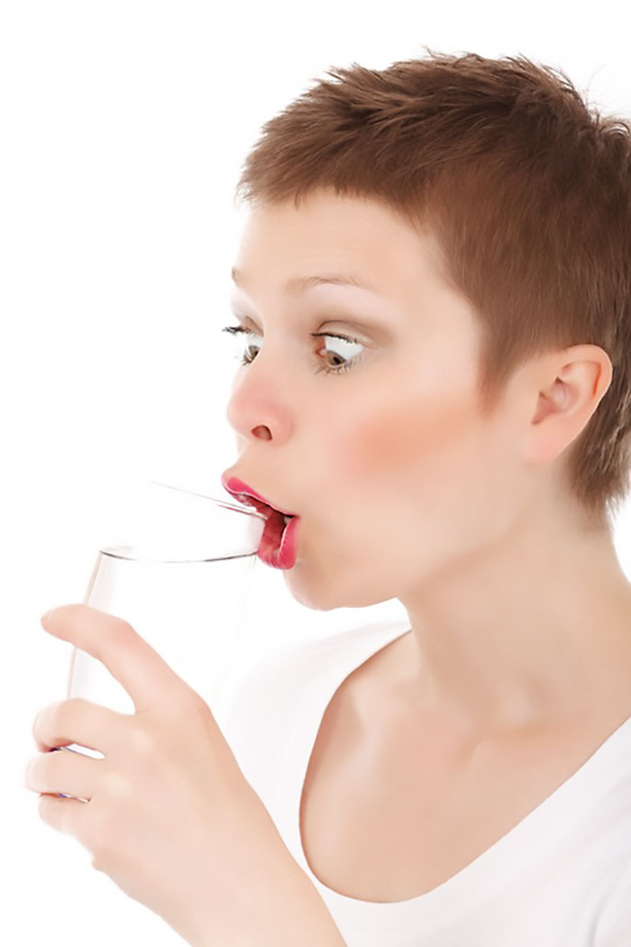 Women-Dont-Know-How-To-Drink-Water-Stock-Photos