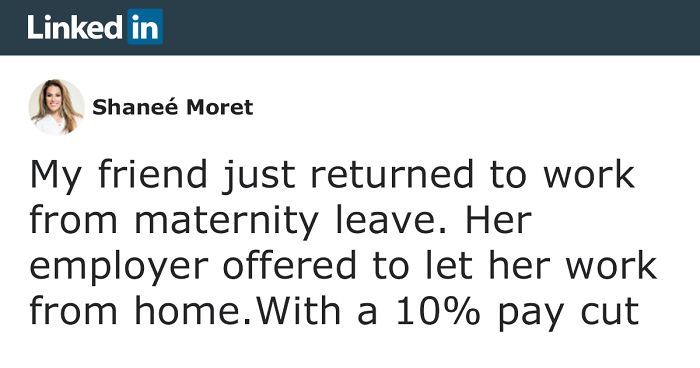 Woman Asks People If They Would Agree To 10% Pay Cut If They Could Work From Home, Here’s How They Responded