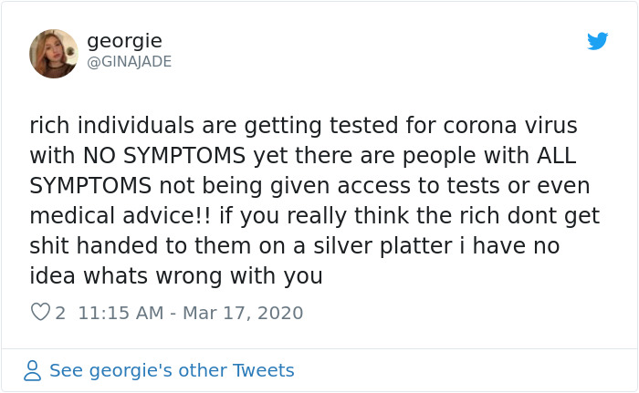 18 Pics That Show How Differently Celebrities And Normal People Are Treated During The Coronavirus Outbreak 18 Pics That Show How Differently Celebrities And Normal People Are Treated During The Coronavirus Outbreak