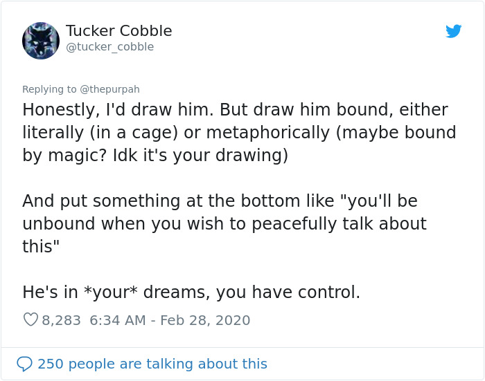 Woman Draws A Creepy Character That Keeps Appearing In Her Nightmares