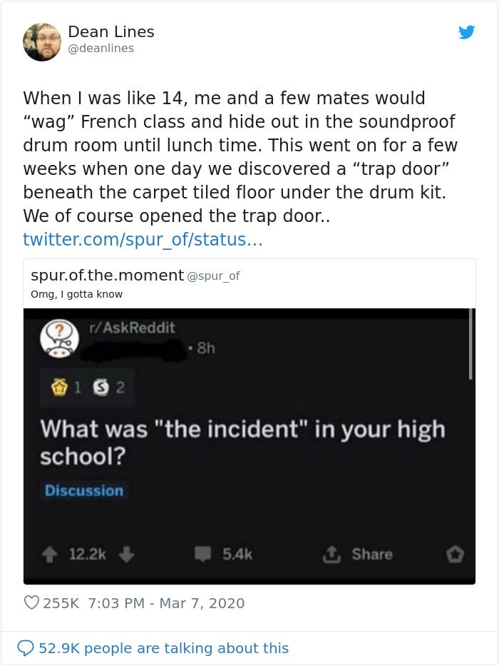 Six 14 Y.O. Students Accidentally Discovered Secret Tunnels, Spent 3 Weeks Planning A Candy Heist Before Chaos Ensued Six 14 Y.O. Students Accidentally Discovered Secret Tunnels, Spent 3 Weeks Planning A Candy Heist Before Chaos Ensued