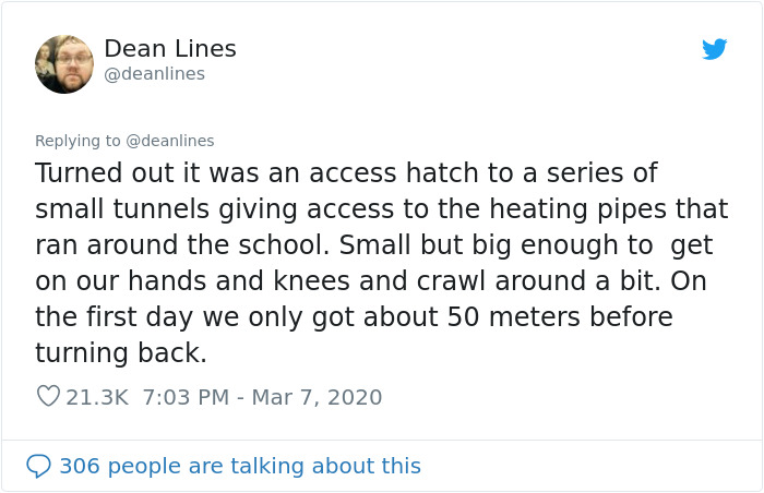Six 14 Y.O. Students Accidentally Discovered Secret Tunnels, Spent 3 Weeks Planning A Candy Heist Before Chaos Ensued Six 14 Y.O. Students Accidentally Discovered Secret Tunnels, Spent 3 Weeks Planning A Candy Heist Before Chaos Ensued