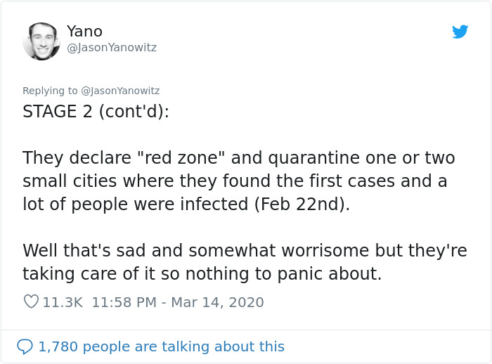 “To The Rest Of The World, You Have No Idea What’s Coming”: Man Lists 6 Stages Italy Has Gone Through “To The Rest Of The World, You Have No Idea What’s Coming”: Man Lists 6 Stages Italy Has Gone Through