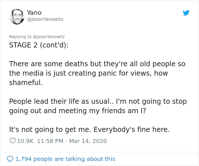 “To The Rest Of The World, You Have No Idea What’s Coming”: Man Lists 6 Stages Italy Has Gone Through “To The Rest Of The World, You Have No Idea What’s Coming”: Man Lists 6 Stages Italy Has Gone Through