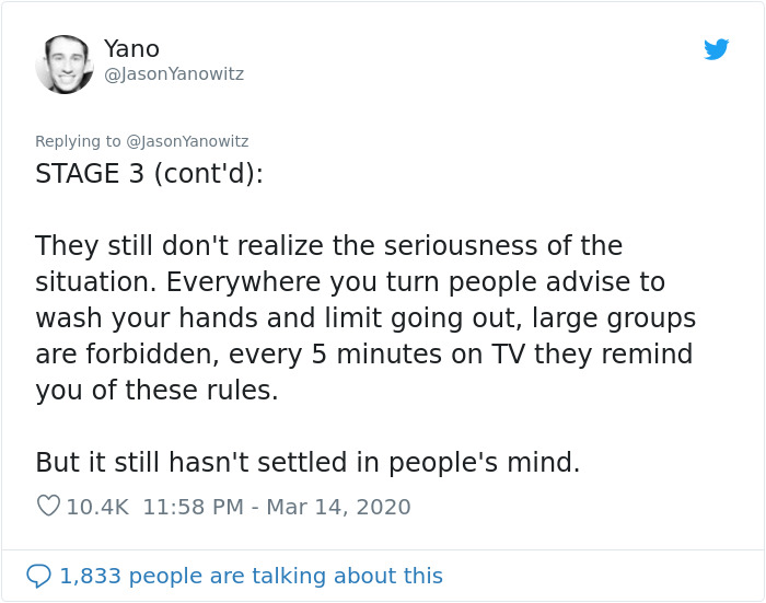 “To The Rest Of The World, You Have No Idea What’s Coming”: Man Lists 6 Stages Italy Has Gone Through