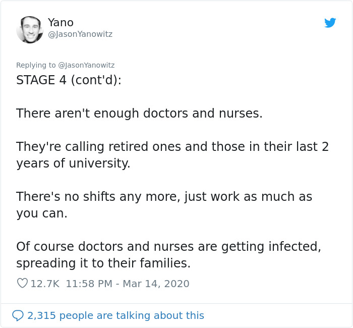 “To The Rest Of The World, You Have No Idea What’s Coming”: Man Lists 6 Stages Italy Has Gone Through