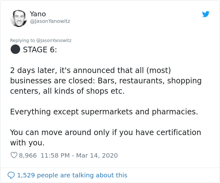 “To The Rest Of The World, You Have No Idea What’s Coming”: Man Lists 6 Stages Italy Has Gone Through