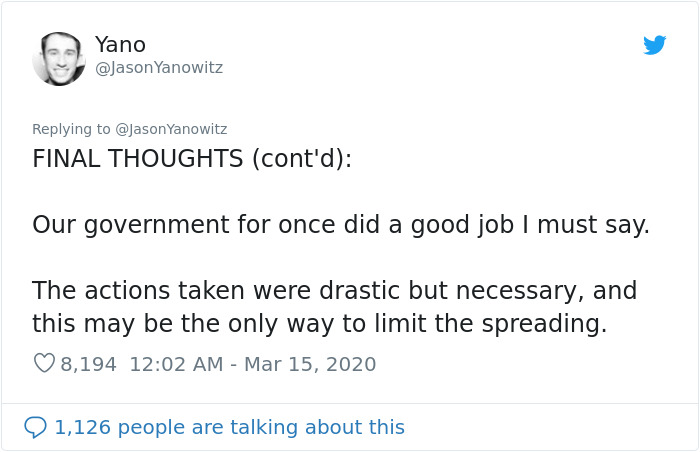 “To The Rest Of The World, You Have No Idea What’s Coming”: Man Lists 6 Stages Italy Has Gone Through “To The Rest Of The World, You Have No Idea What’s Coming”: Man Lists 6 Stages Italy Has Gone Through
