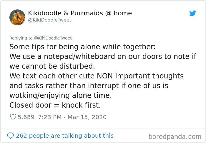 Woman Offers Advice To People Who Are Staying At Home With Their Spouse During The Coronavirus Quarantine