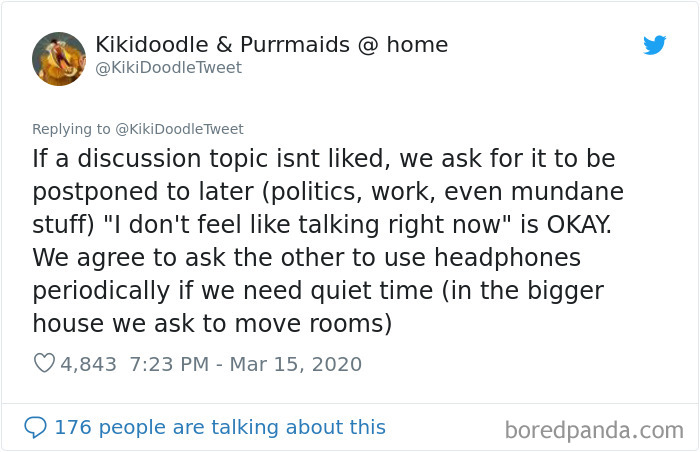 Woman Offers Advice To People Who Are Staying At Home With Their Spouse During The Coronavirus Quarantine