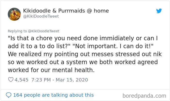 Woman Offers Advice To People Who Are Staying At Home With Their Spouse During The Coronavirus Quarantine