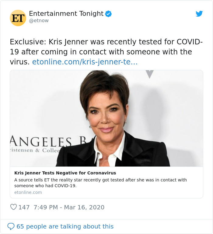 18 Pics That Show How Differently Celebrities And Normal People Are Treated During The Coronavirus Outbreak