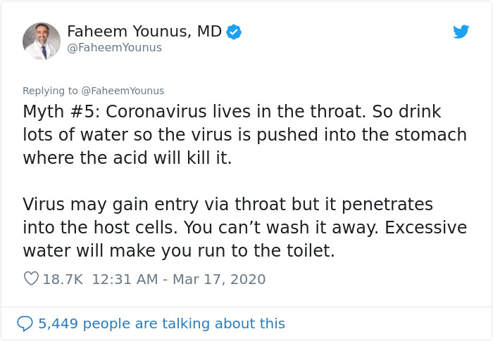 Doctor Debunks 10 Coronavirus Misconceptions